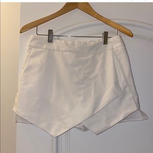 AQUA white skort